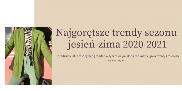 Trends autumn-winter 2020/2021